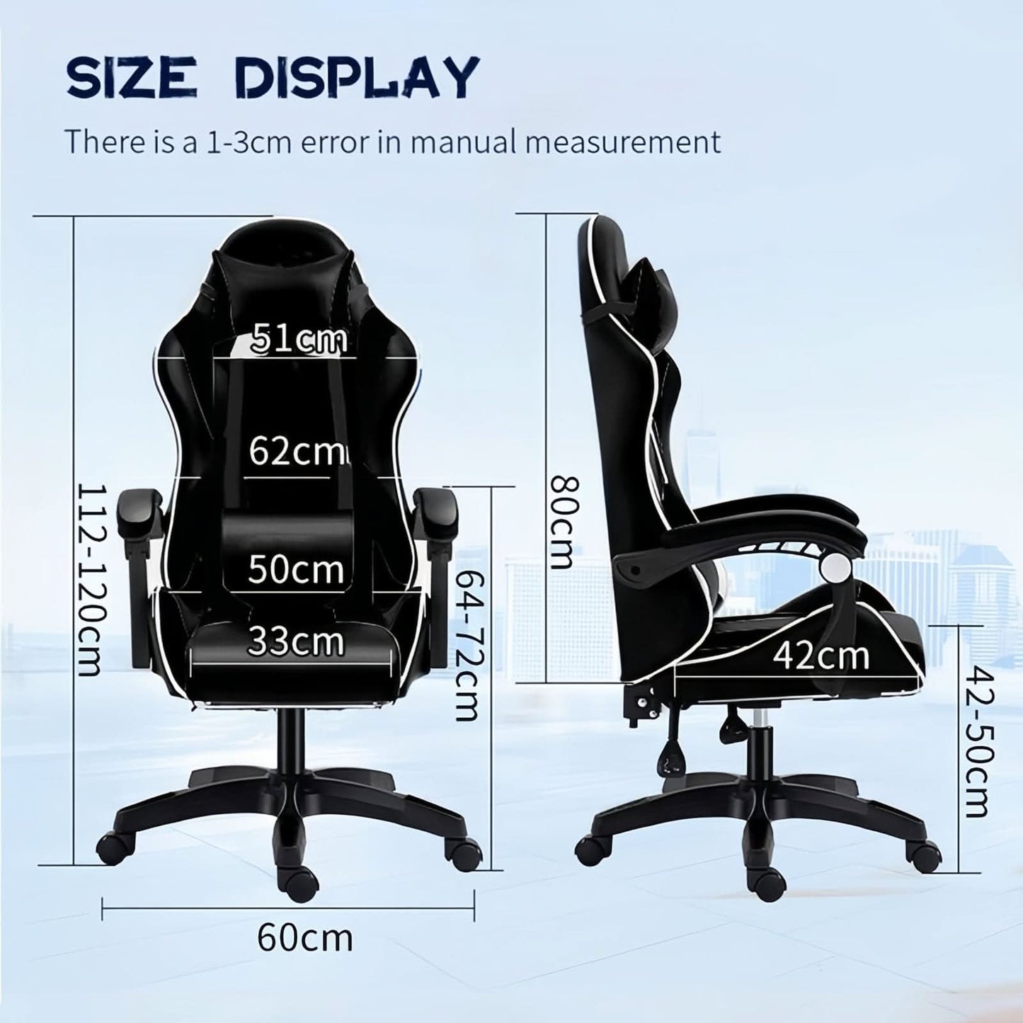 كرسي قيمنق قابل للتعديل