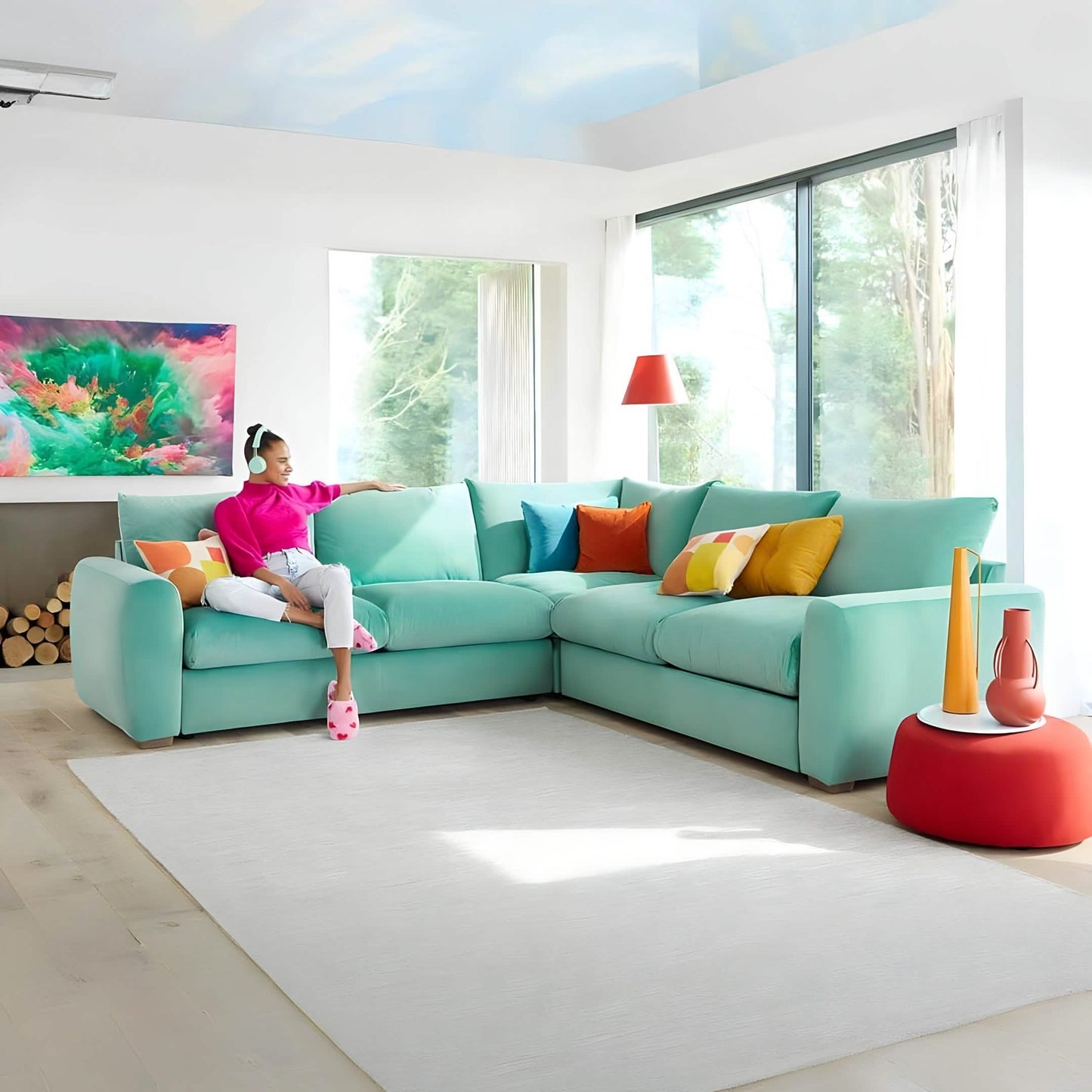 ركنة خشب زان