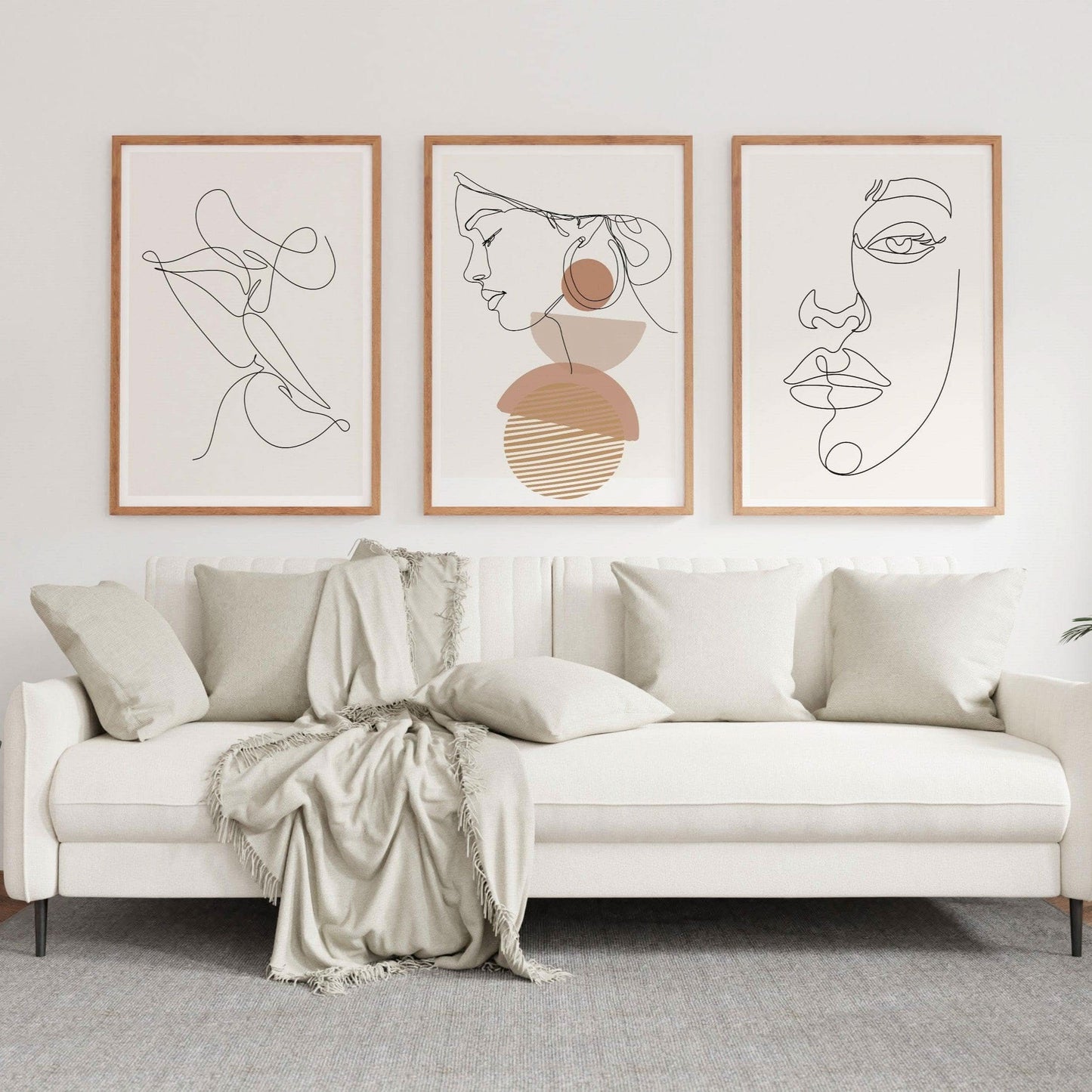 طقم لوحات حائط معلقة 120*60 سم