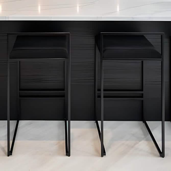 كرسي بار معدن و قماش