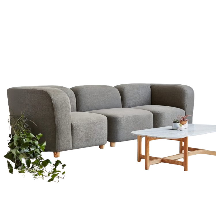 كنبة ثلاثية بتصميم حديث