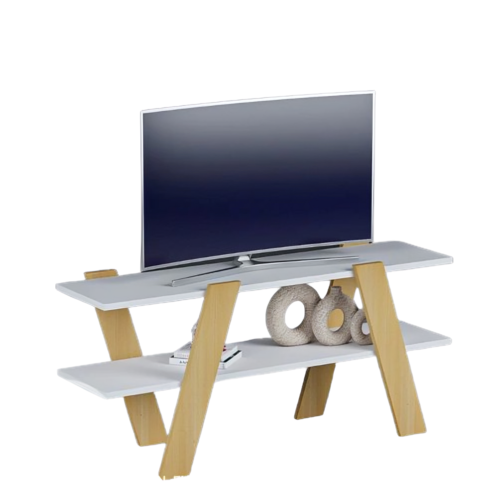 طاولة تلفاز خشبية مودرن