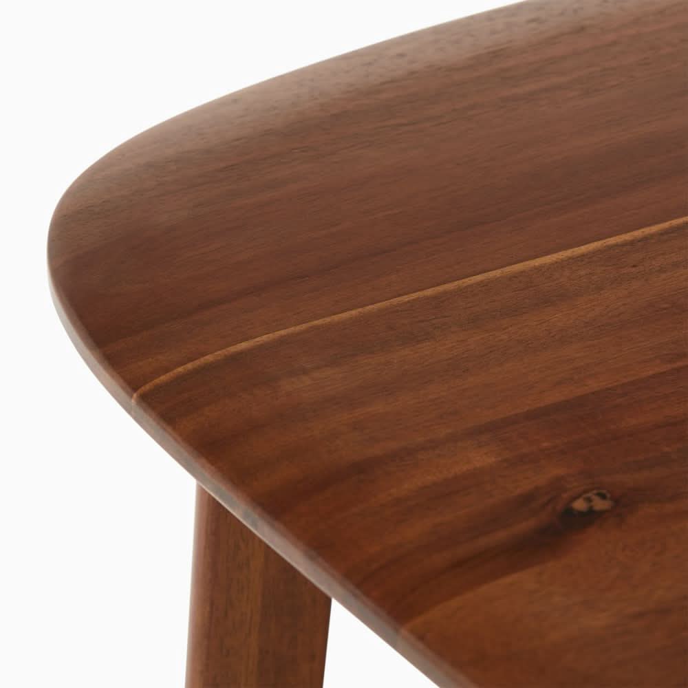 طاولة جانبية مربعة خشبية