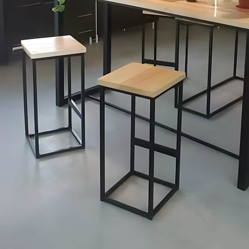 سفرة معدن و ام دي اف مع 4 كراسي