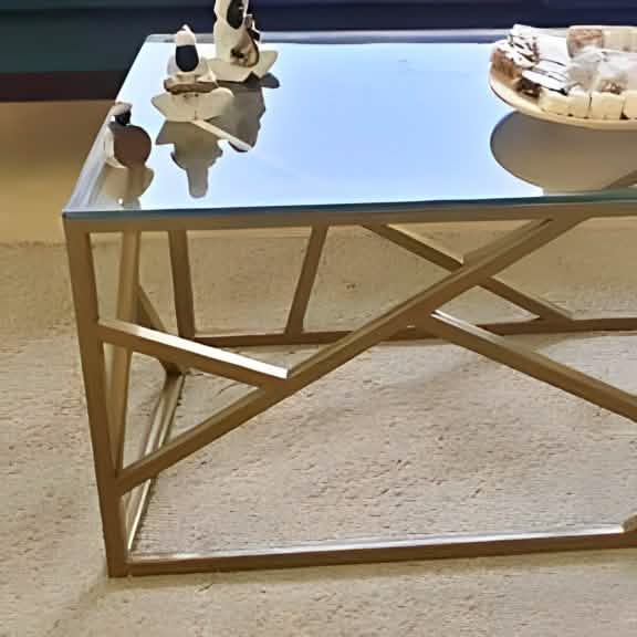 طاولة قهوة زجاج