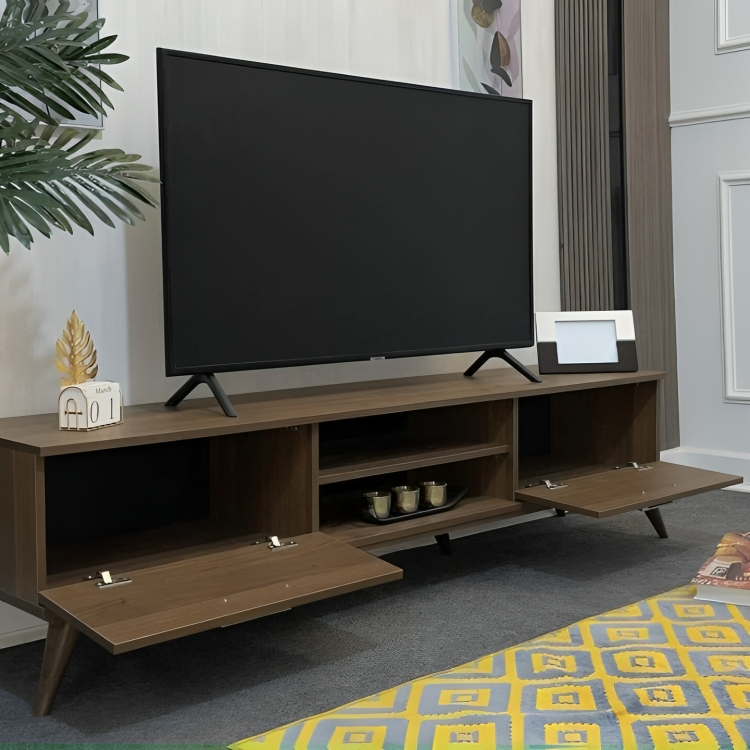 طاولة تلفاز بتصميم كلاسيكي