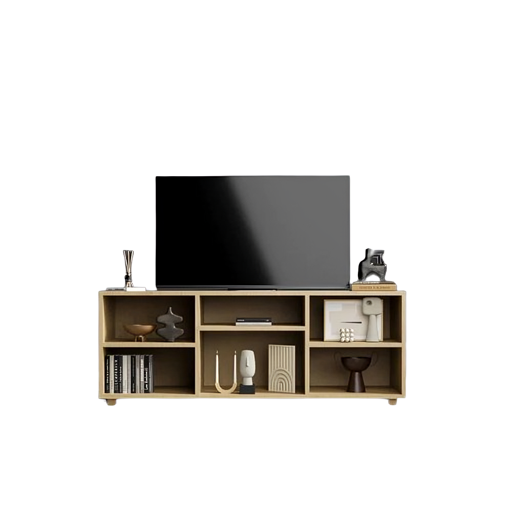 طاولة تلفاز متعددة الأرفف