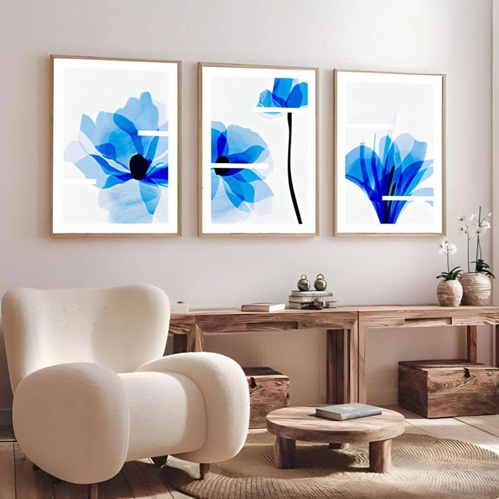 طقم لوحات معلقة من 3 قطع 120*60 سم