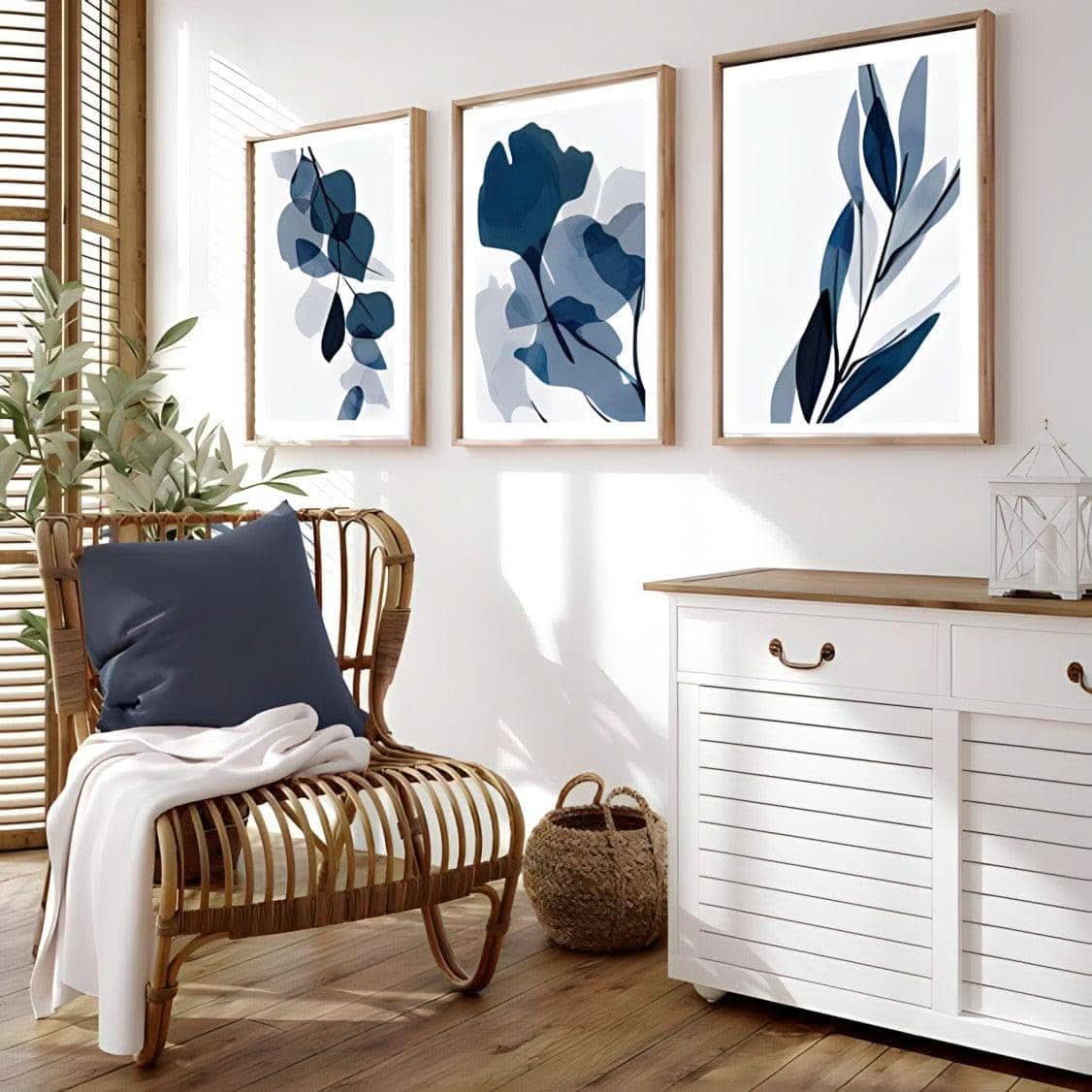 طقم لوحات حائط من 3 قطع 120*60 سم