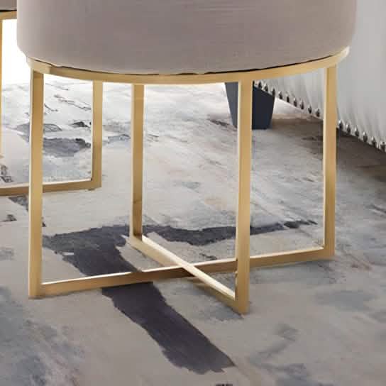 كرسي معدن و قماش