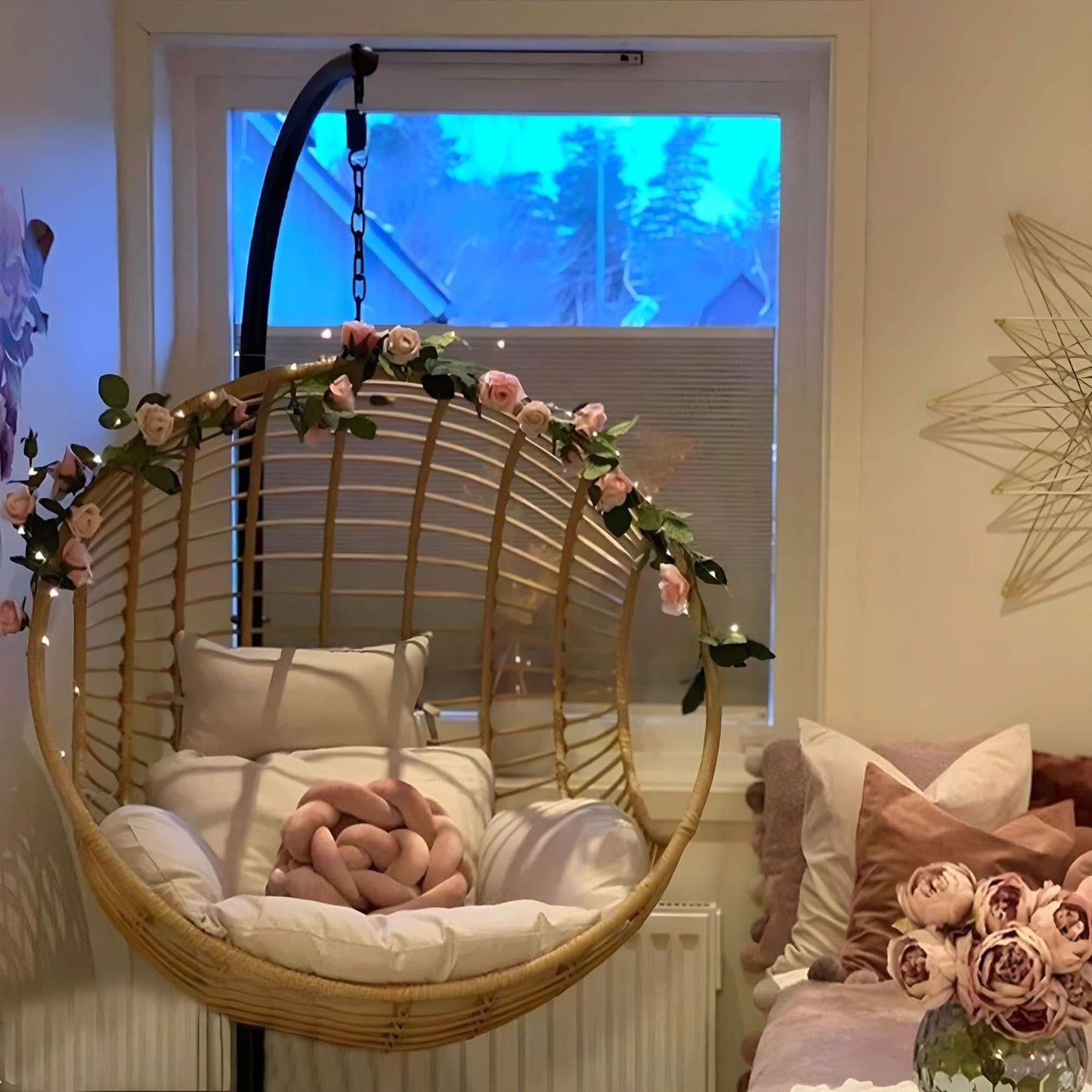 مرجيحة راتان و معدن