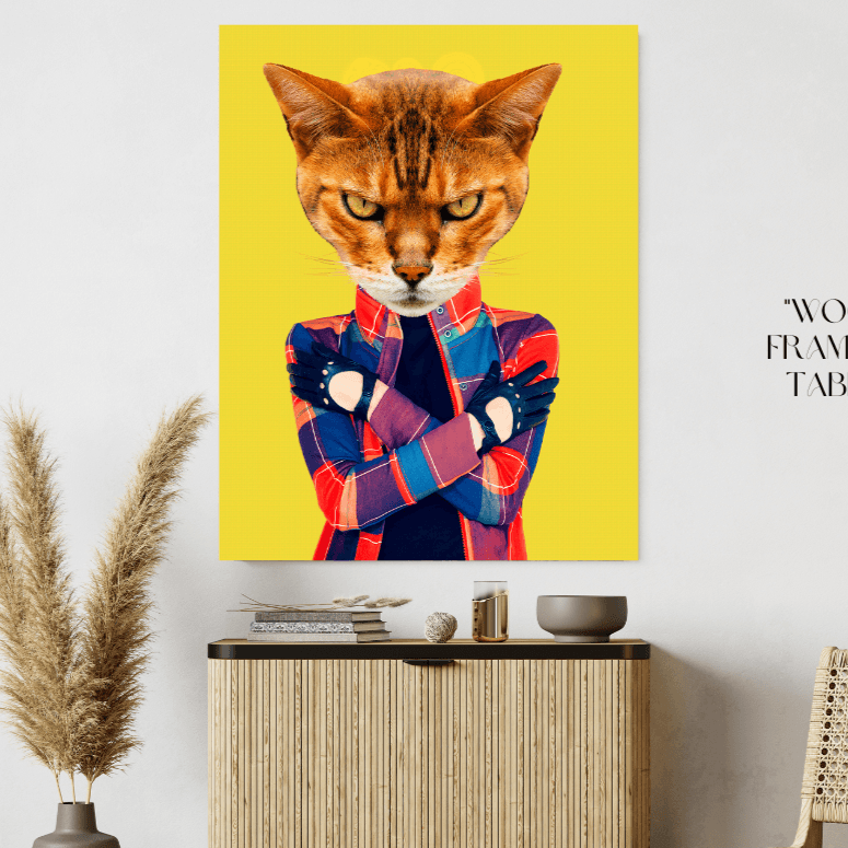 تابلوه خشبي 40*60 سم