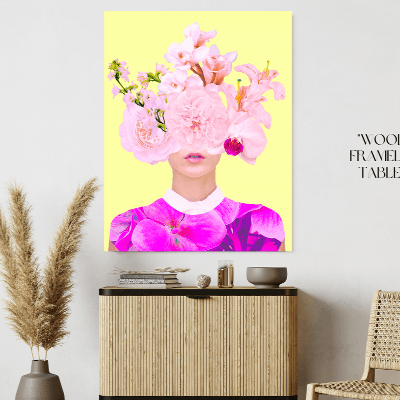 تابلوه خشبي للحائط 40*60 سم