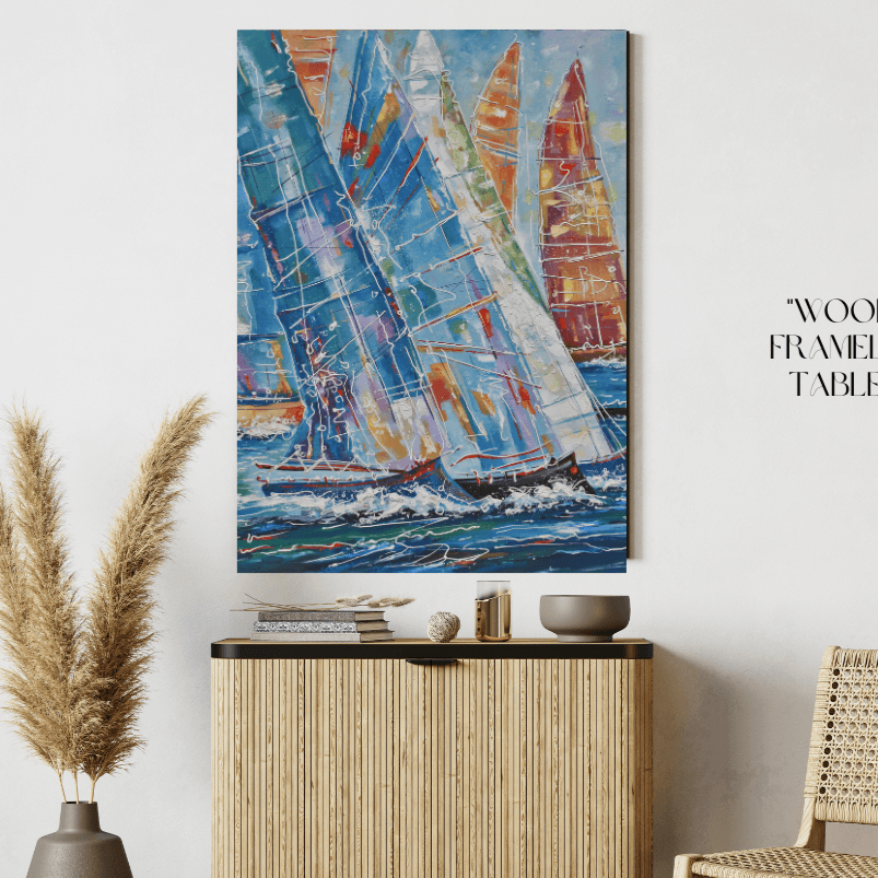 تابلوه خشبي للحائط 40*60 سم