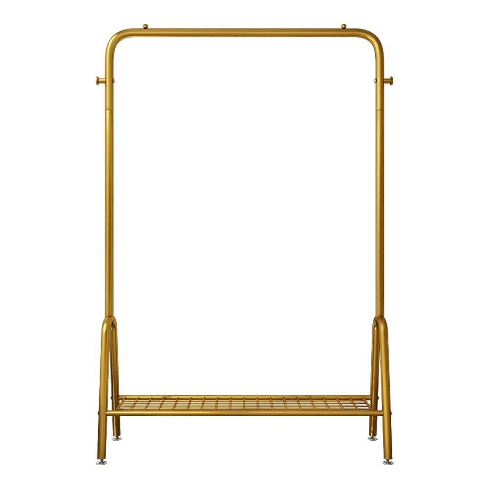 علاقة ملابس معدن مزودة برف