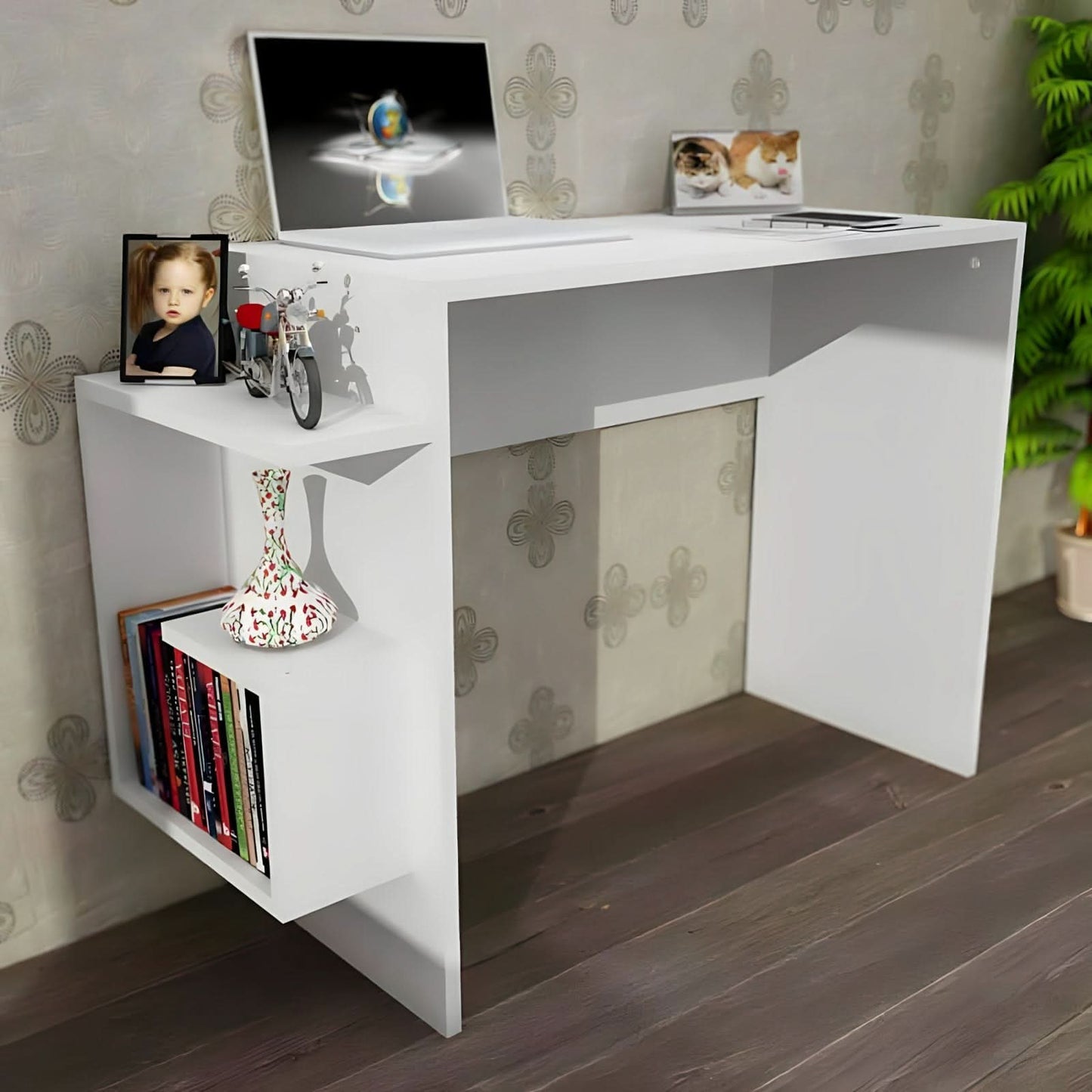 مكتب ام دي اف اسباني 120*60*76 سم