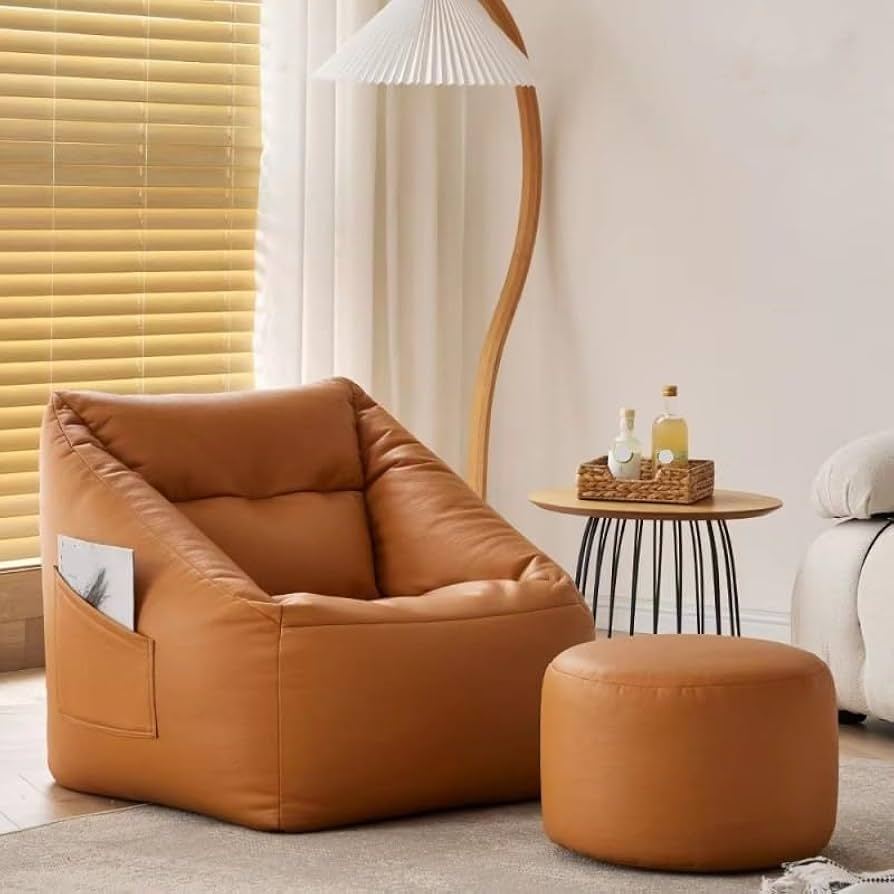 بين باج جلد ، 75*75*100 سم - بني