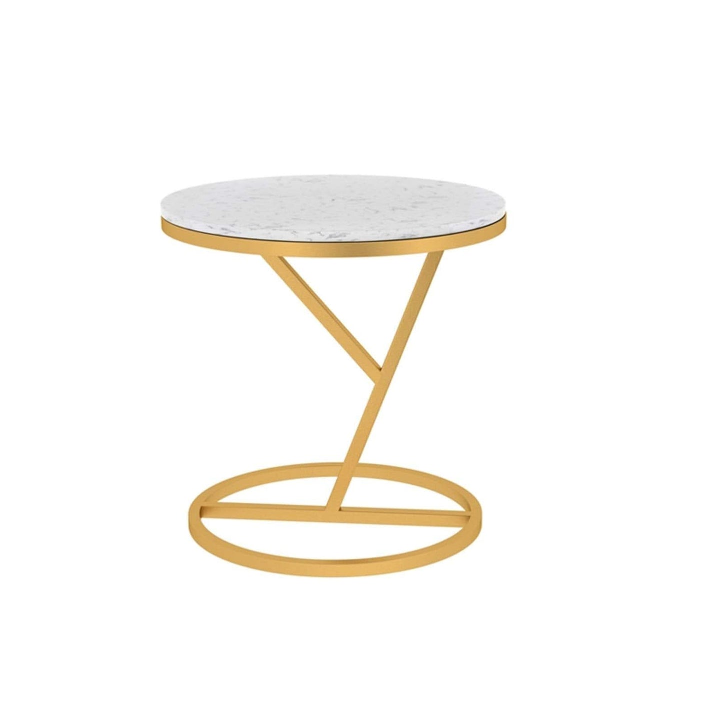 طاولة جانبية بسطح دائري