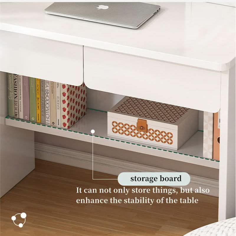 مكتب دراسي خشبي بتصميم مينيماليست