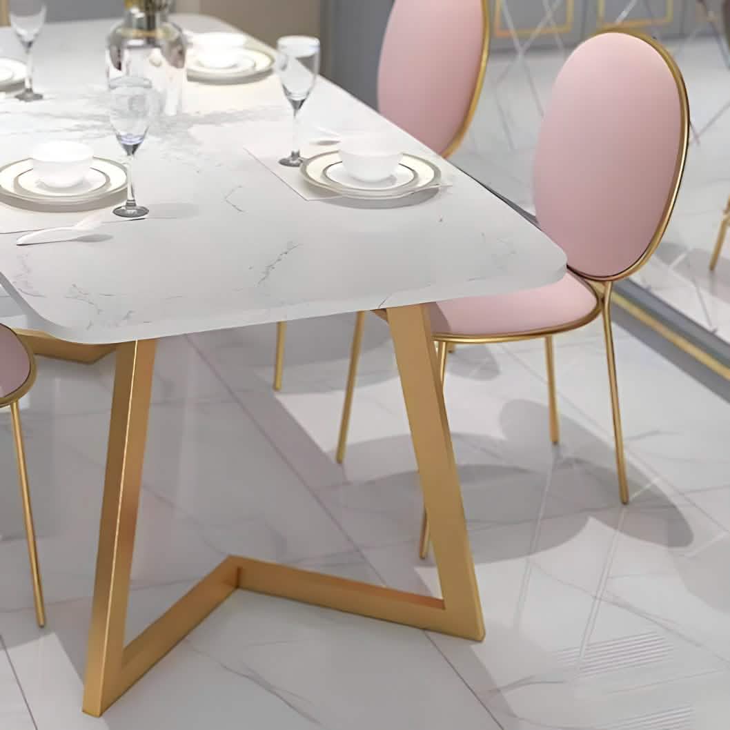 سفرة معدن و ام دي اف مع 4 كراسي