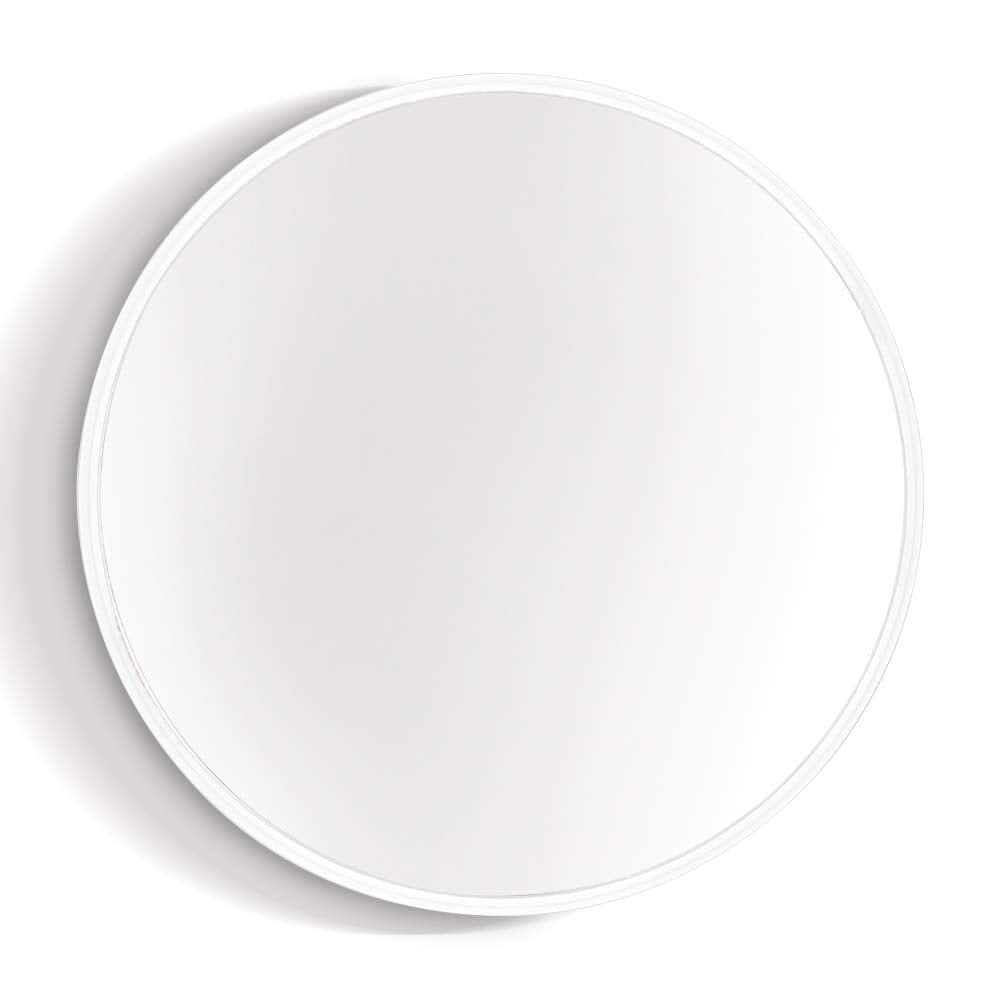 مرايا مستديرة باطار خشبي