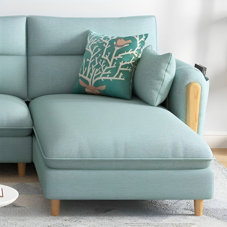 كنبة زاوية خشبية