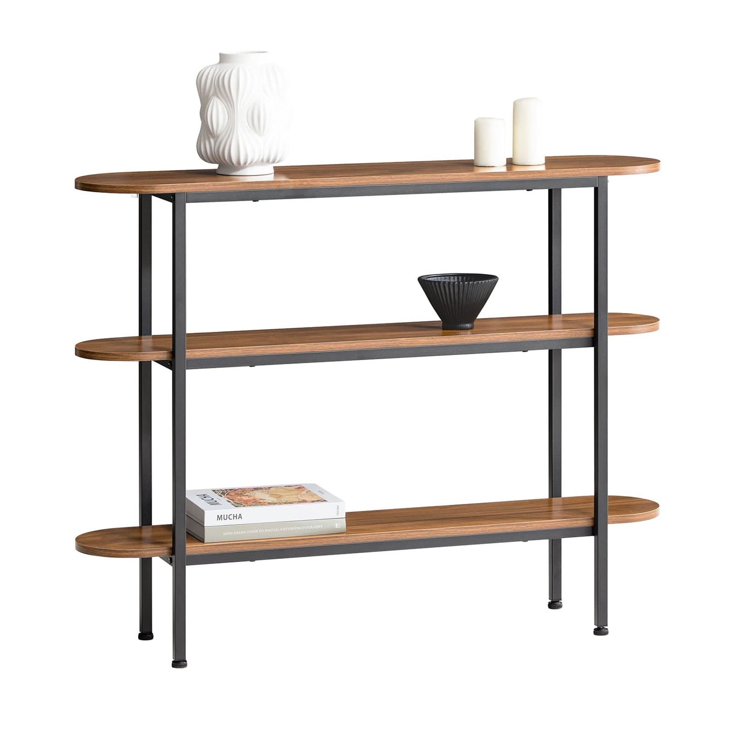 كونسول ثلاثة طوابق خشبي مميز