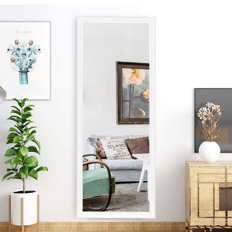 مرايا خشب مستطيلة