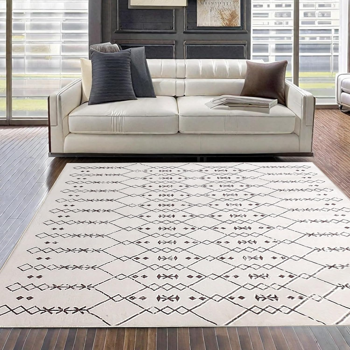 سجادة أرضية جلد صناعي