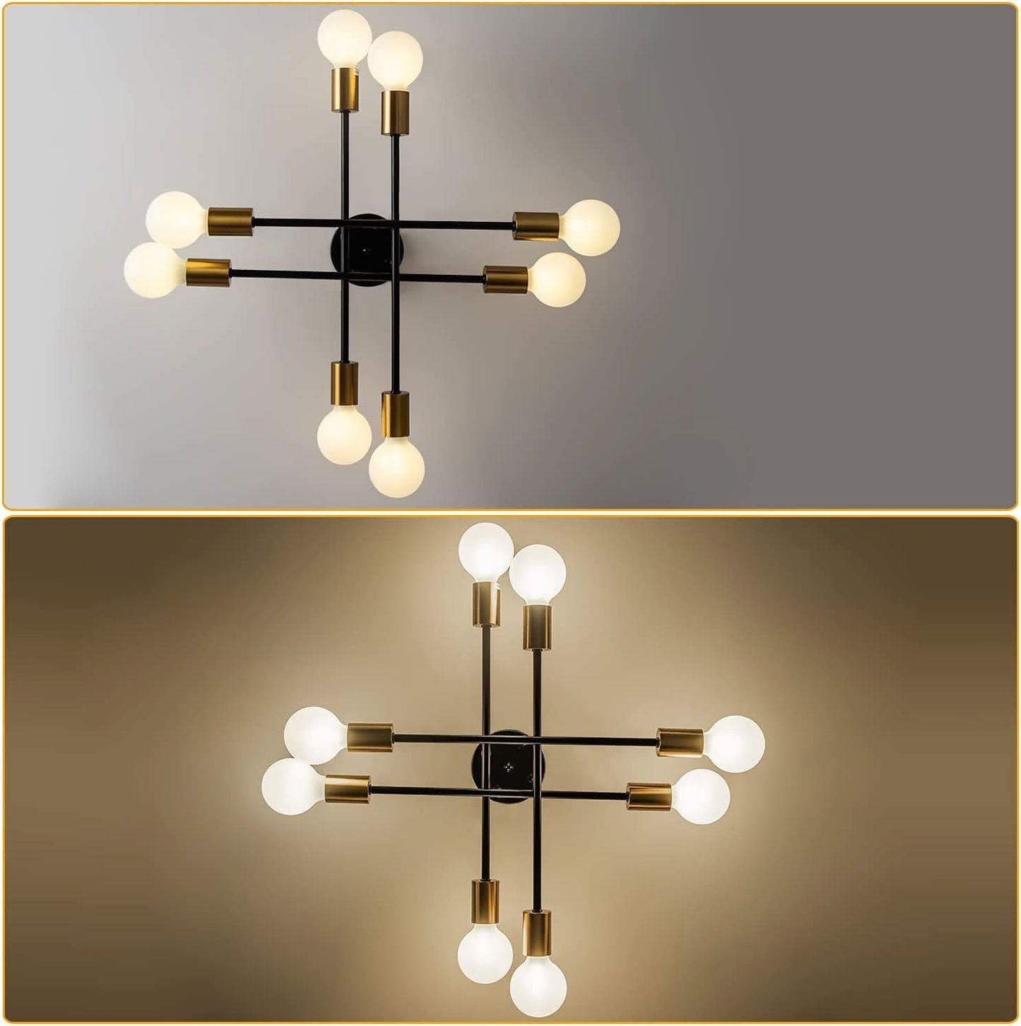 مصباح سقف شبه مستوي