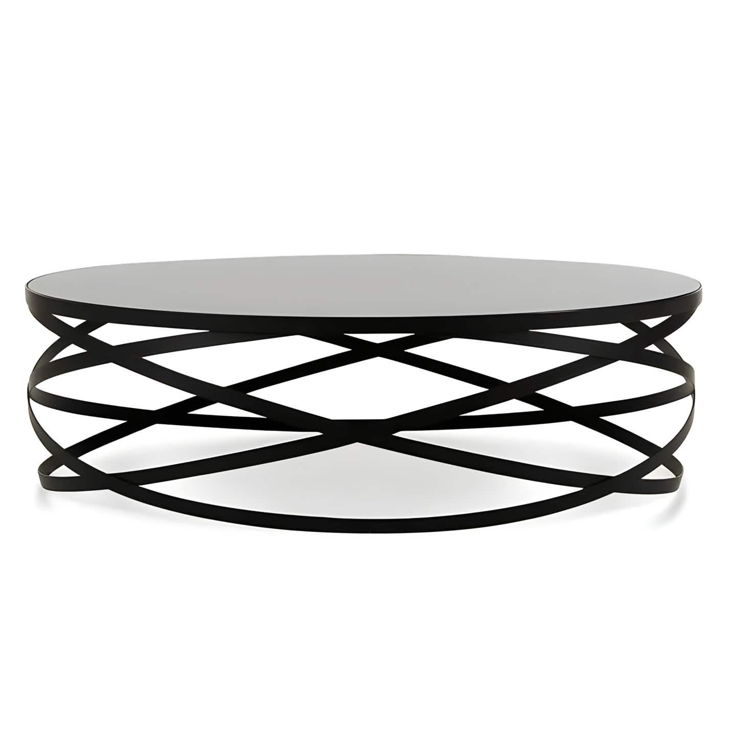 طاولة قهوة بسطح زجاج