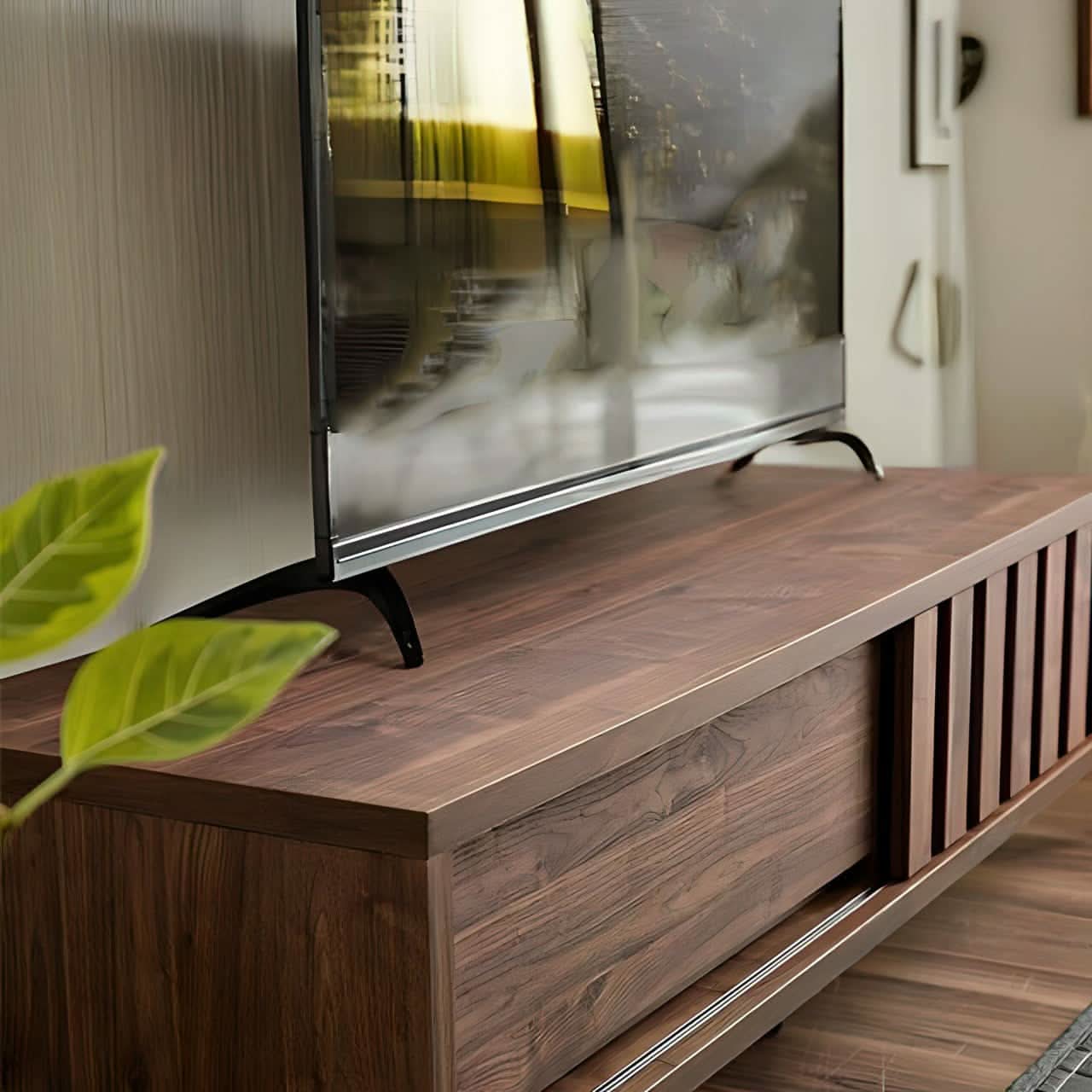 طاولة تلفاز ام دي اف