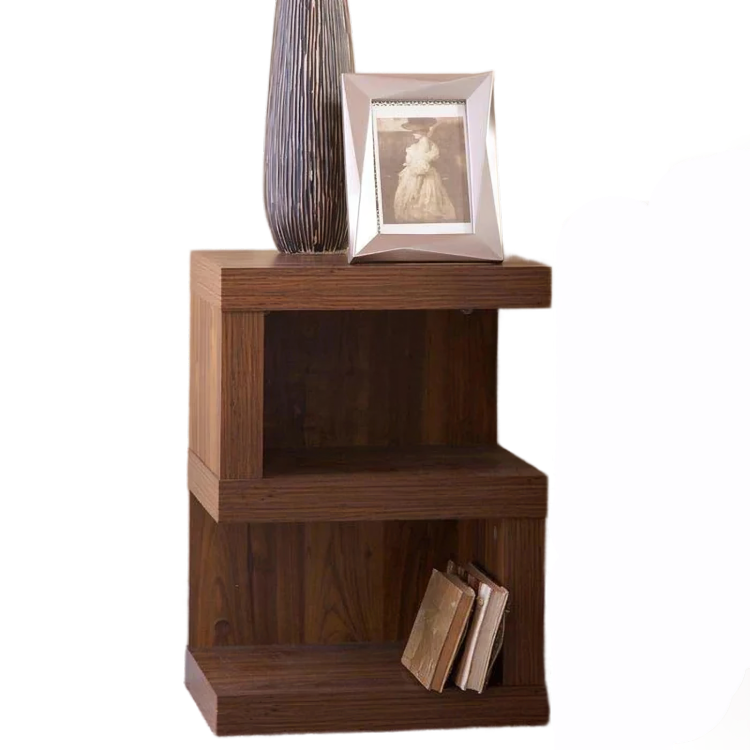 طاولة جانبية خشبية