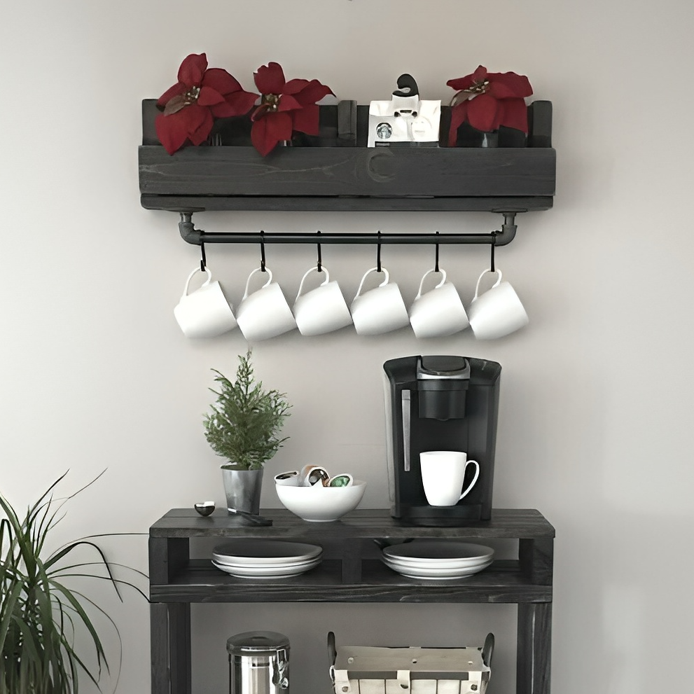 كوفي كورنر خشبي