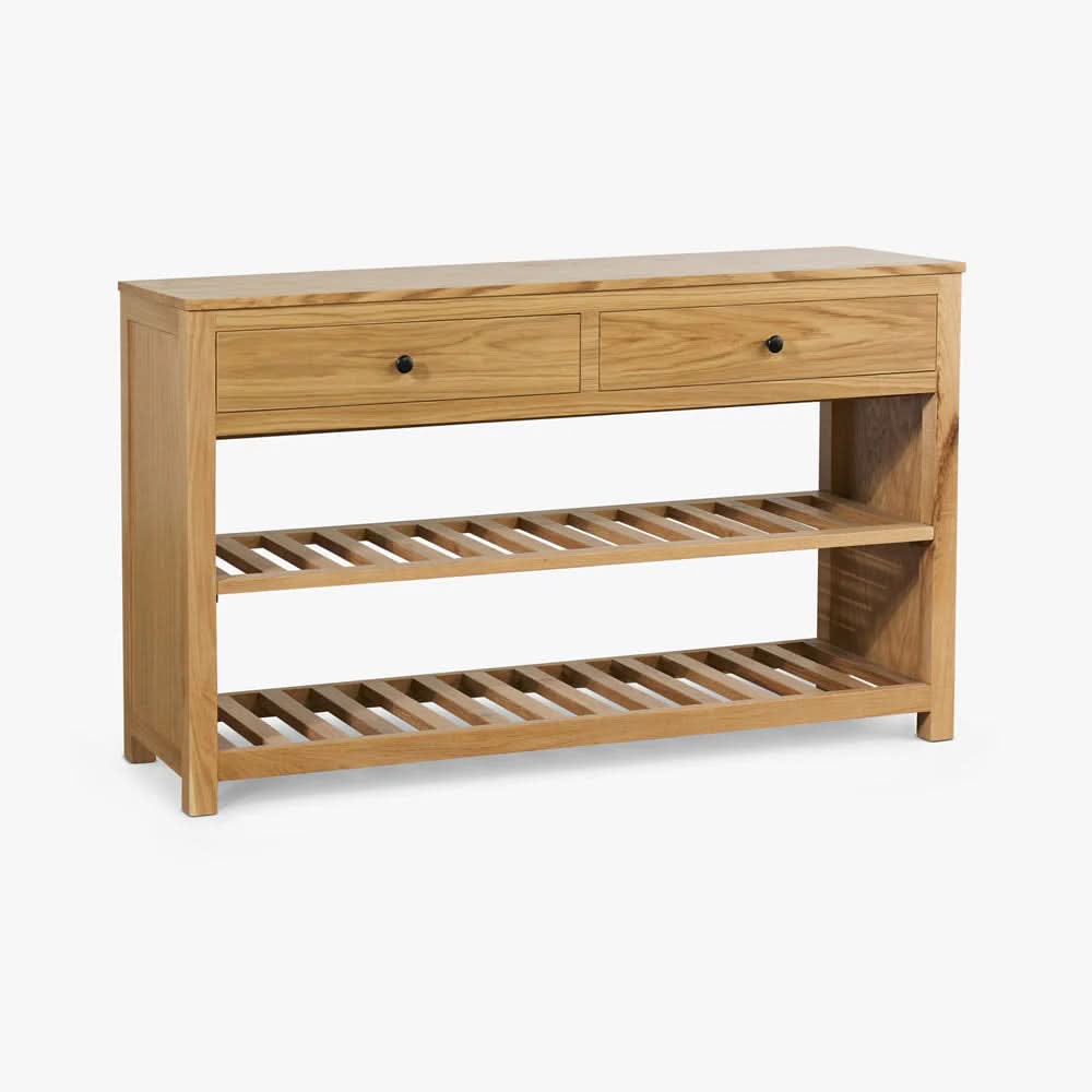 كونسول خشبي مع مرايا