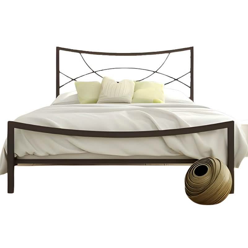 سرير معدن أسود