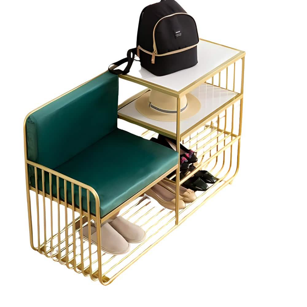 بانكيت معدن مع خزانة احذية