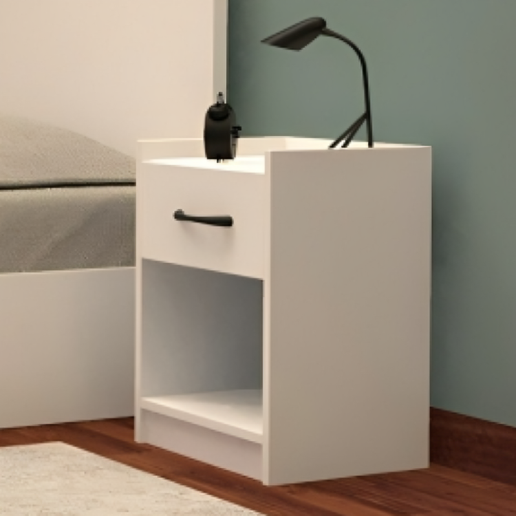 غرفة نوم من كمودينه و سرير و دولاب