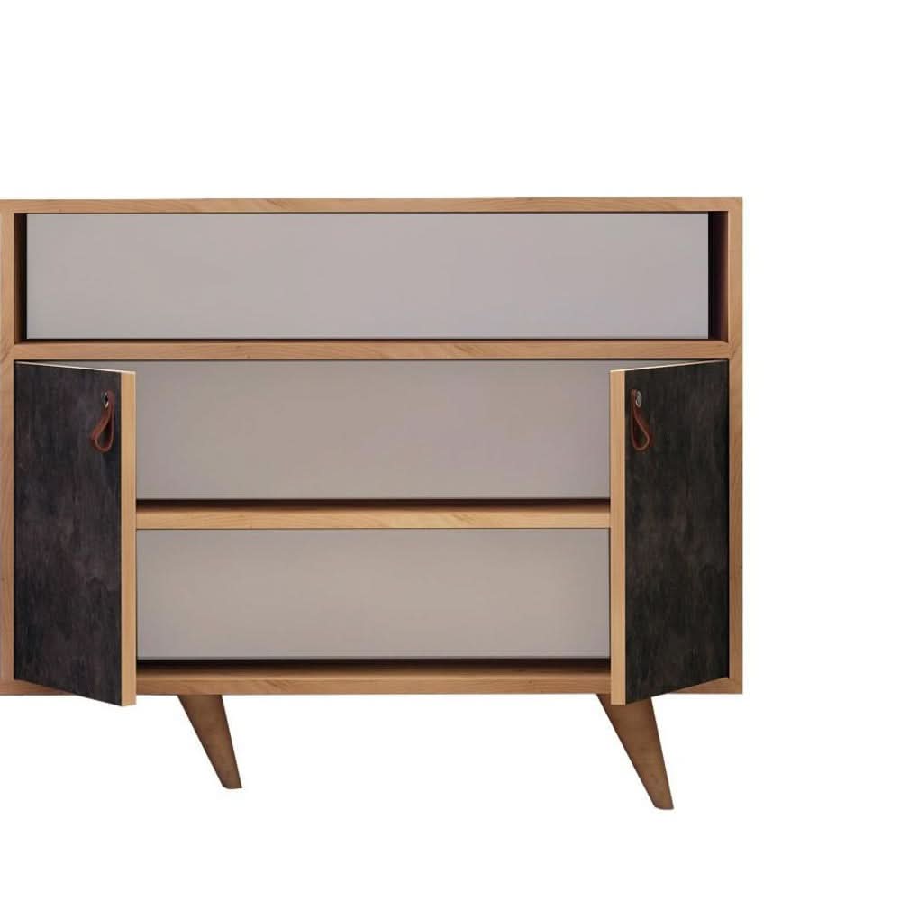 بوفيه طعام بأدرج متعددة