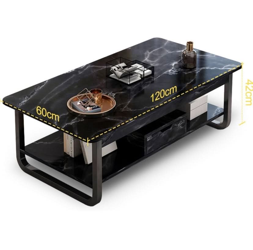 طاولة قهوة مستطيلة من