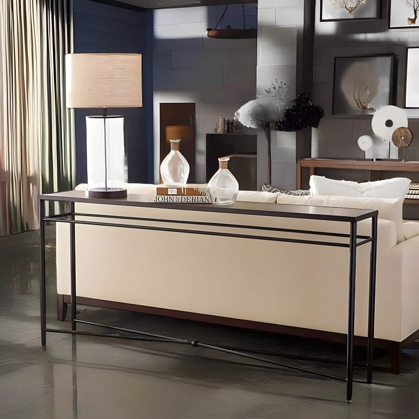 كونسول بسطح زجاج