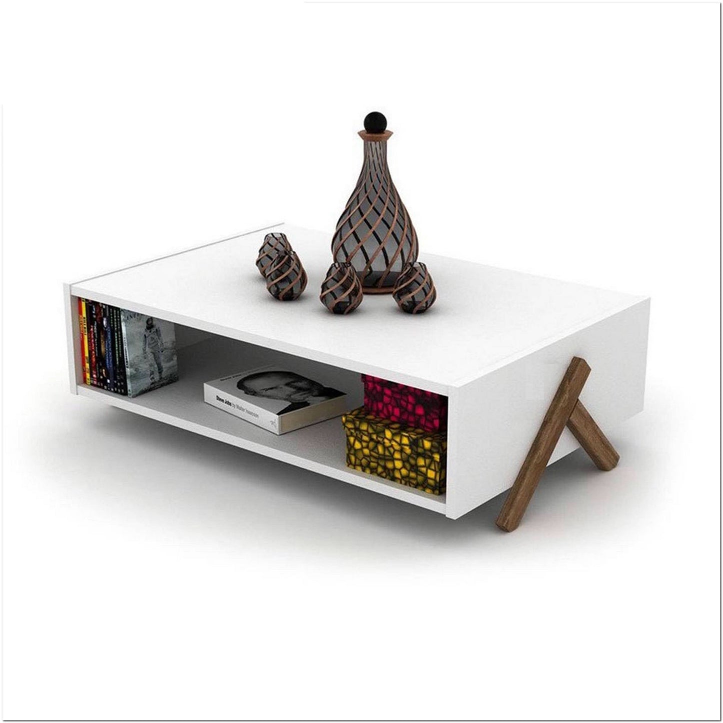 طاولة بتصميم أرجل حديثة