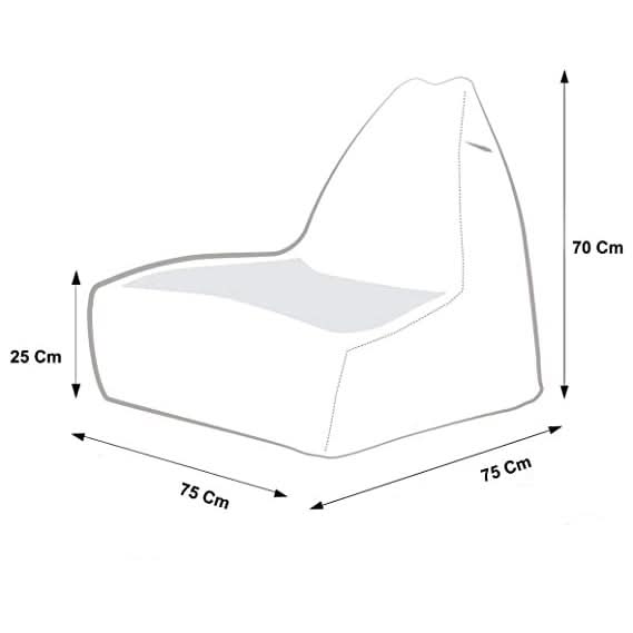 بين باج بشكل كرسي متعدد الألون