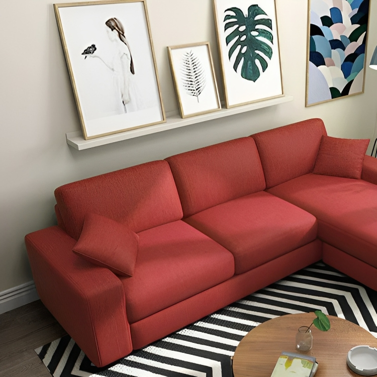 كنب زاوية مودرن بتصميم بسيط