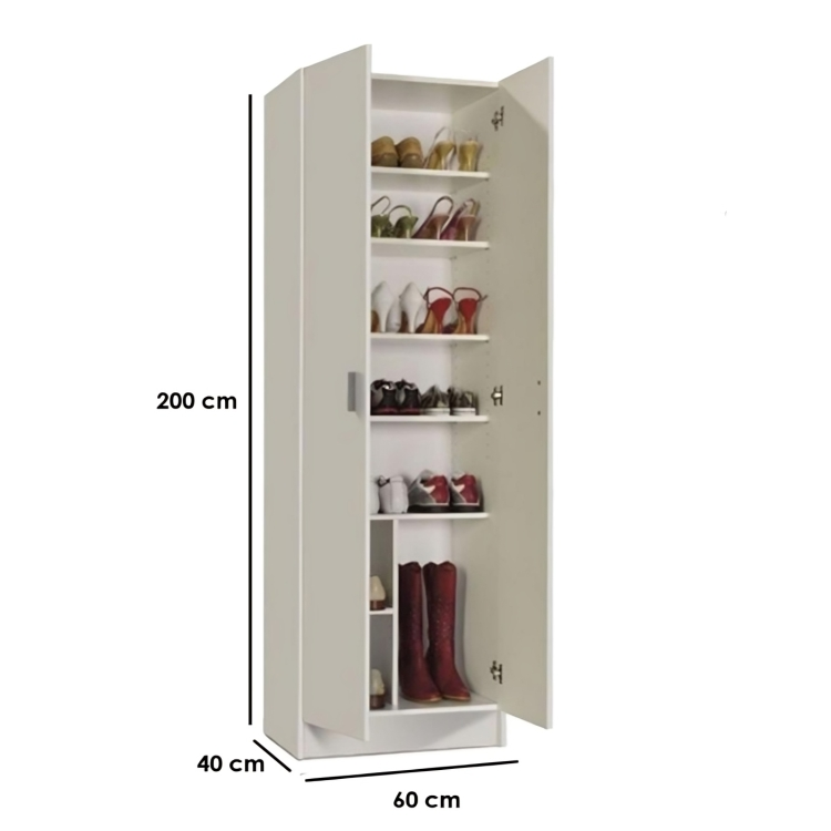 خزانة أحذية بأرفف متعددة