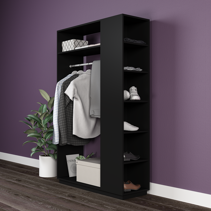 دولاب ملابس متعددة الأرفف