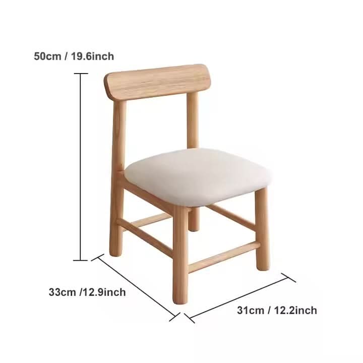 مقعد أطفال خشبي