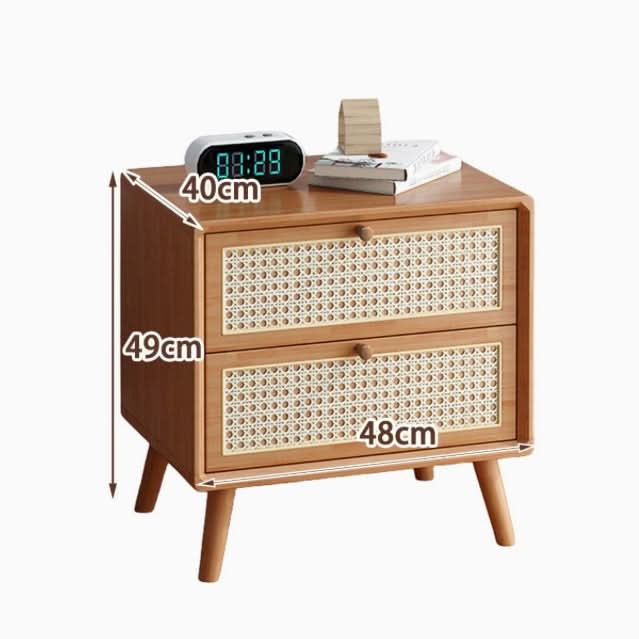 كمودينه مزخرف من الراتان