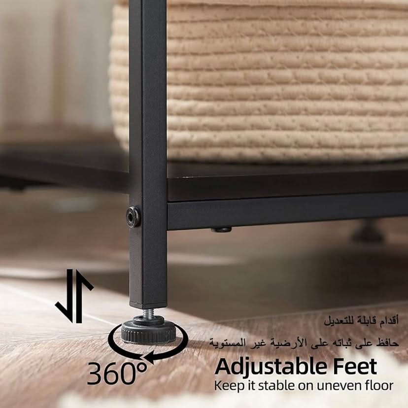 طاولة جانبية مربعة برفين