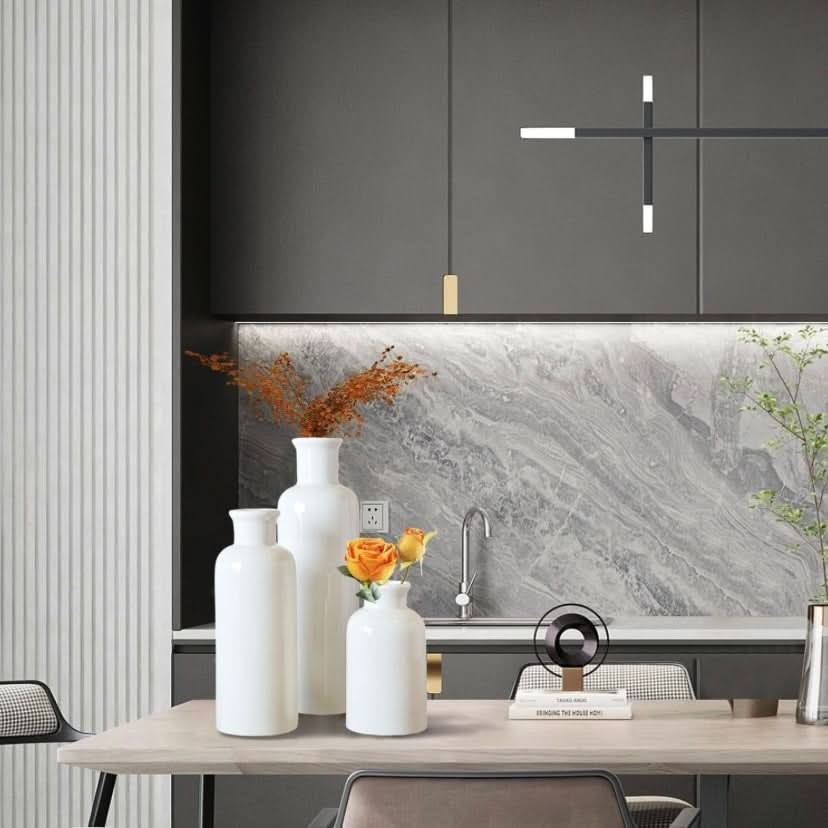 مجموعة مزهريات مكونة من 3 قطع